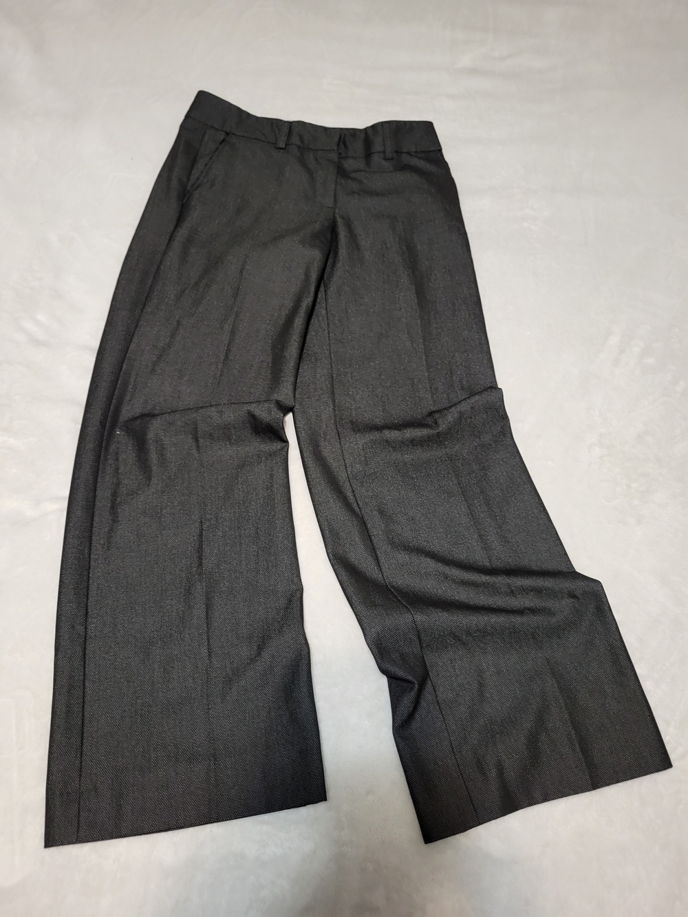 TRISTAN Charcoal Gray Wide Leg Trousers Dress Pants Size 2